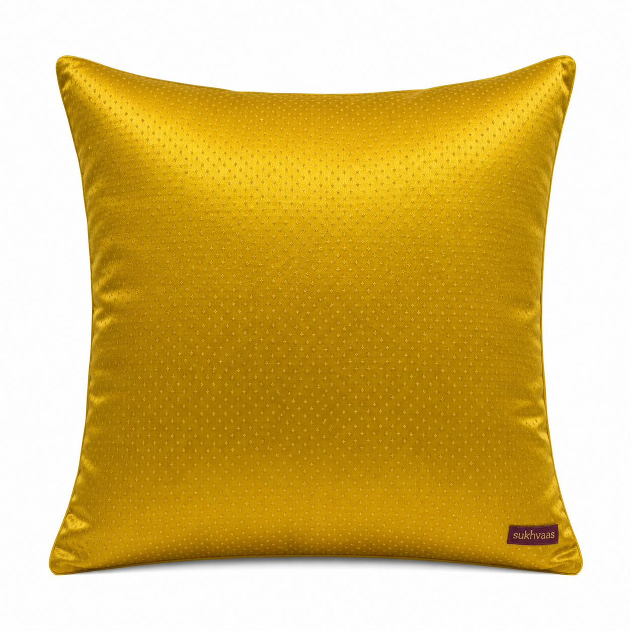 Charakha Dark Mustard Cushion