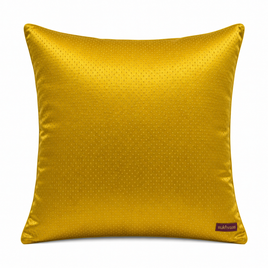 Charakha Dark Mustard Cushion