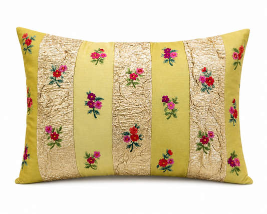 Mini Gulnaar Sage Cushion (14" x 20")