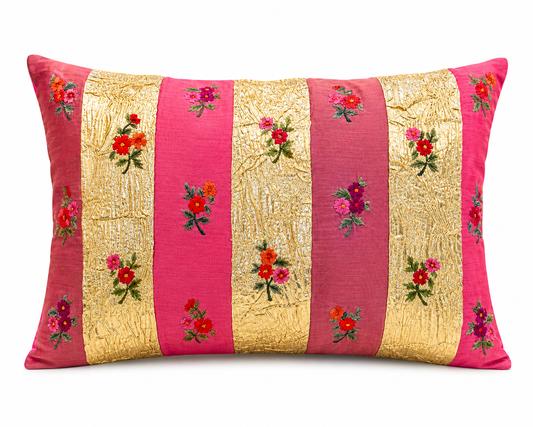 Mini Gulnaar Blush Cushion (14" x 20")